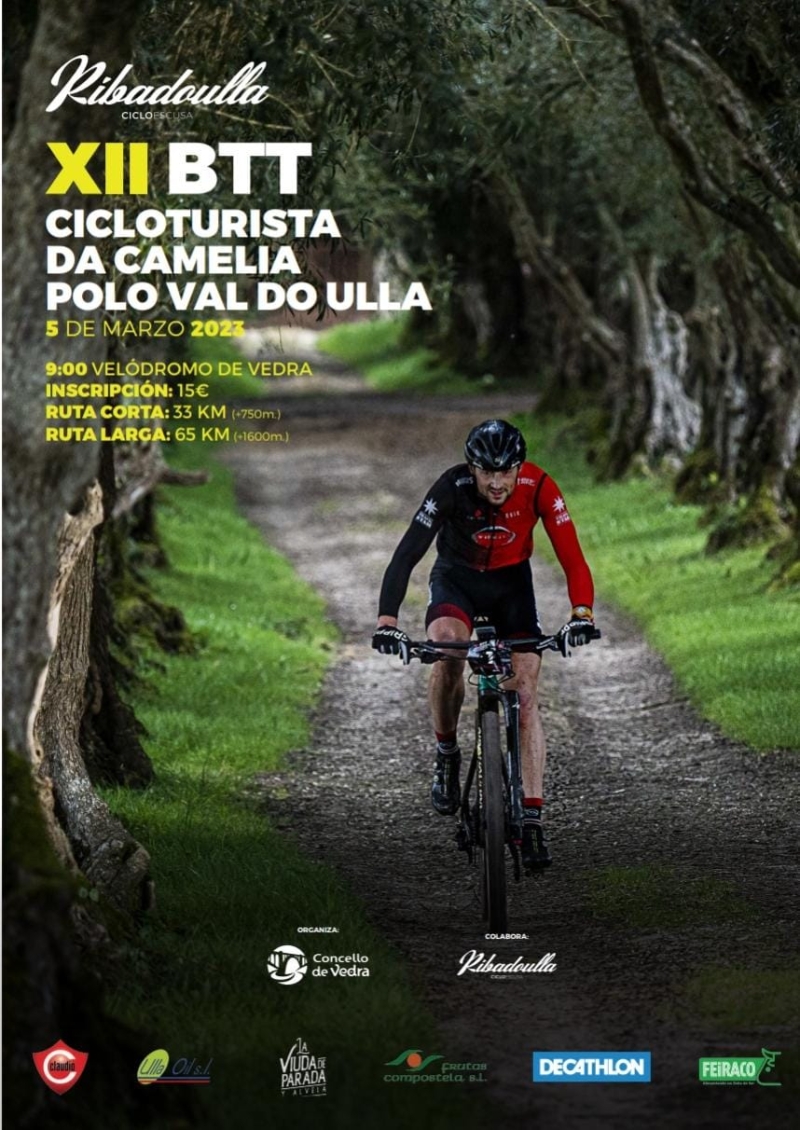 XII RUTA CICLOTURÍSTICA EN BTT DA CAMELIA POLO VAL DO ULLA - Inscríbete