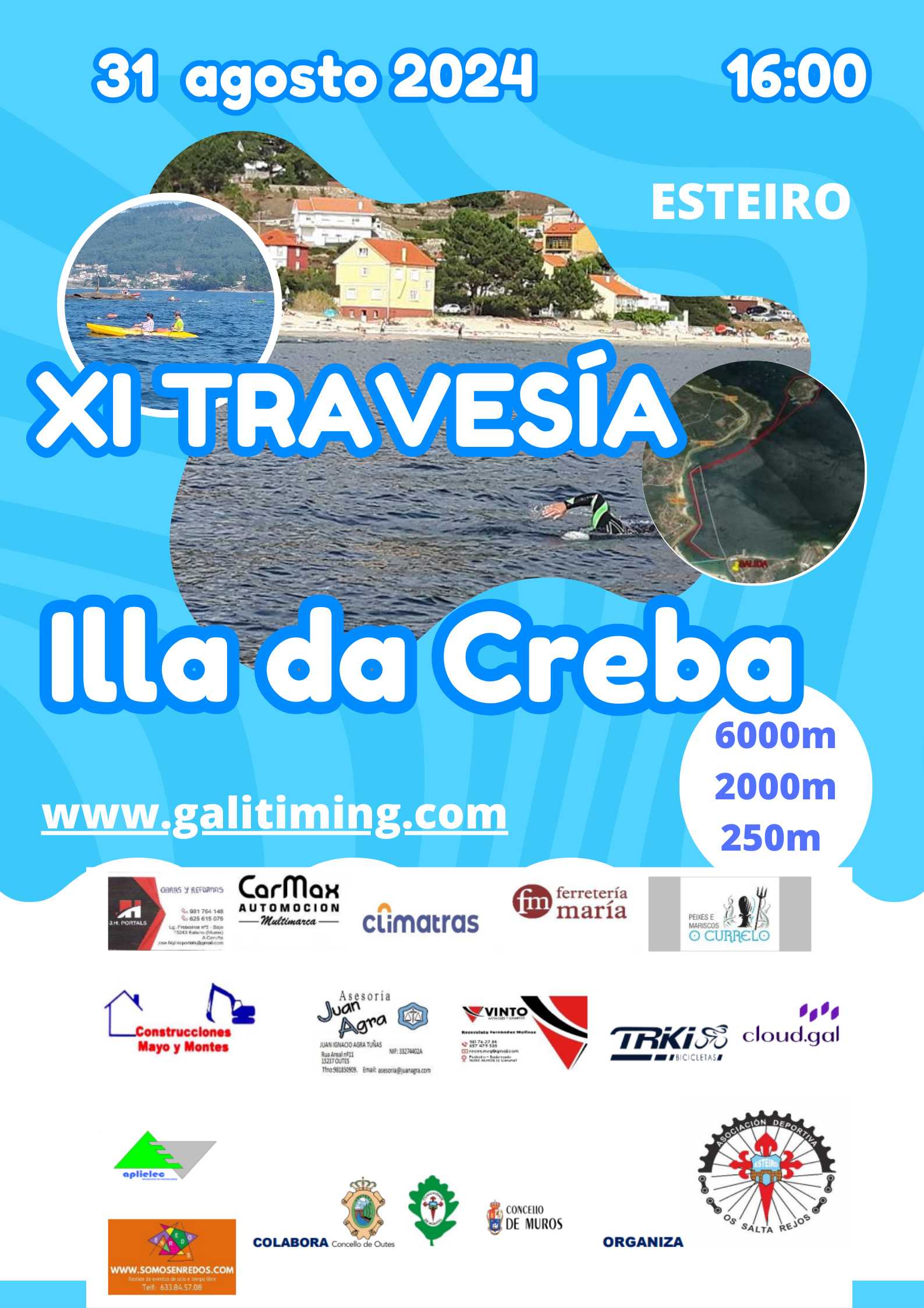 XI TRAVESIA ILLA DA CREBA 2024 - Inscríbete