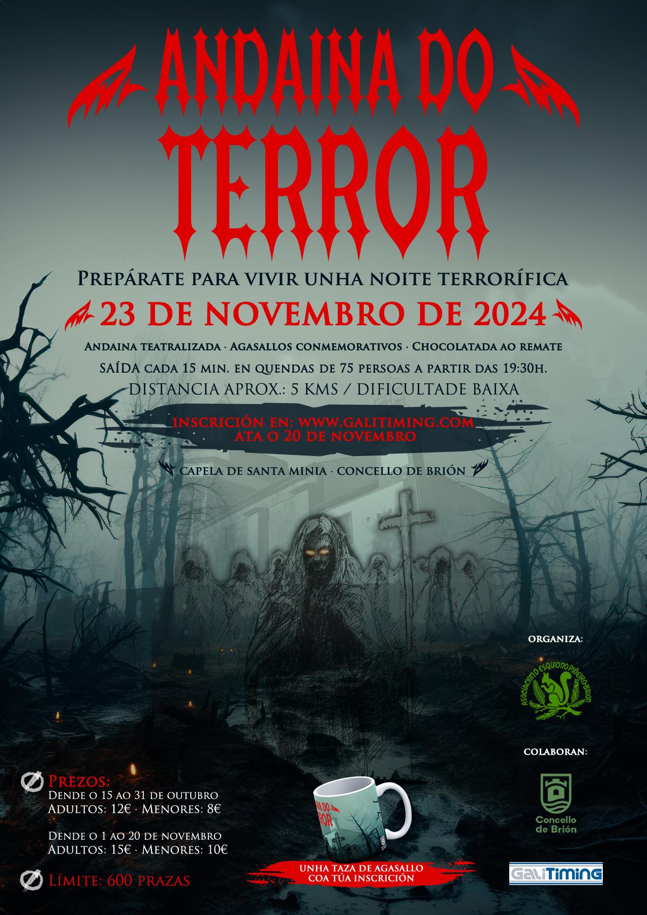 II ANDAINA DO TERROR - BRION - 2024 - Inscríbete