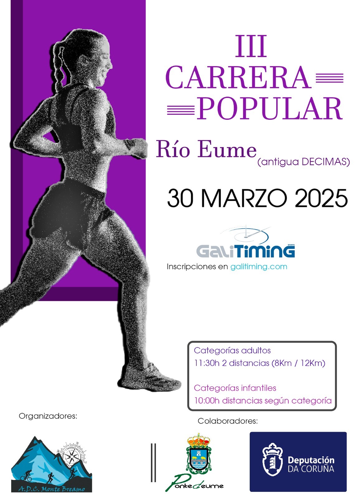 III CARREIRA POPULAR RIO EUME 2025 - Inscríbete