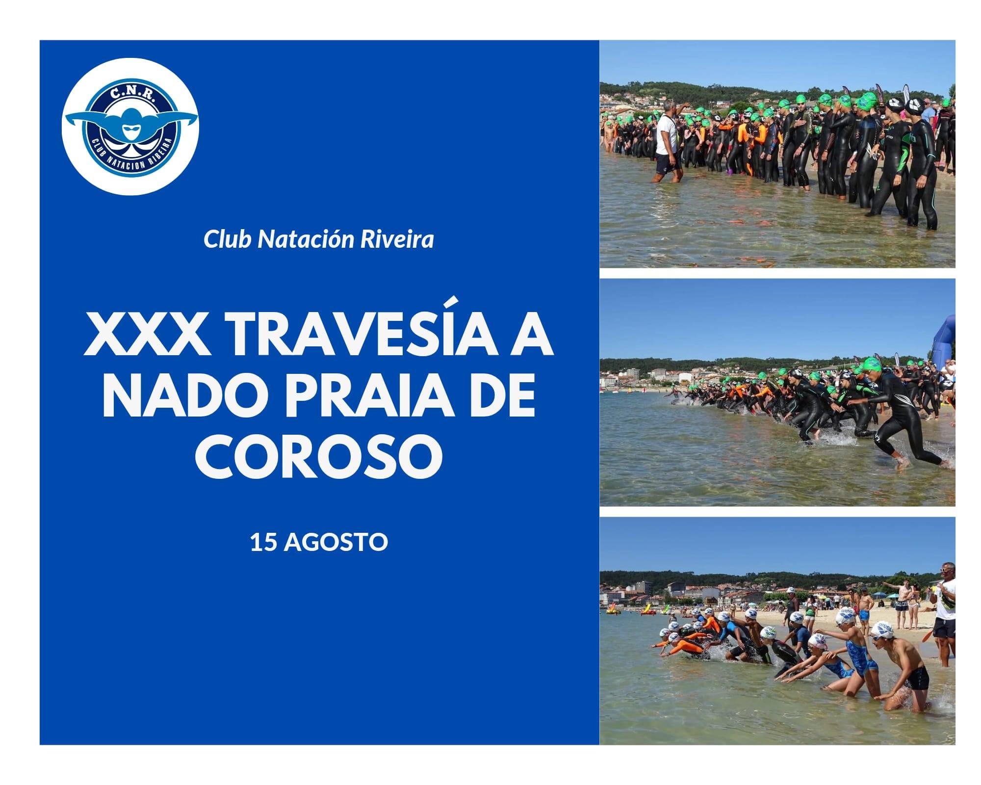 XXX TRAVESÍA A NADO “PRAIA DE COROSO” - 2025 - Inscríbete