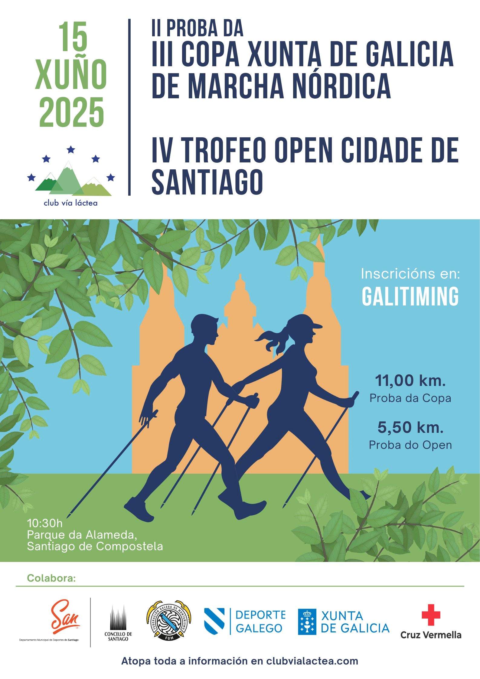 IV TROFEO CIDADE DE SANTIAGO MARCHA NÓRDICA 2025 - Inscríbete