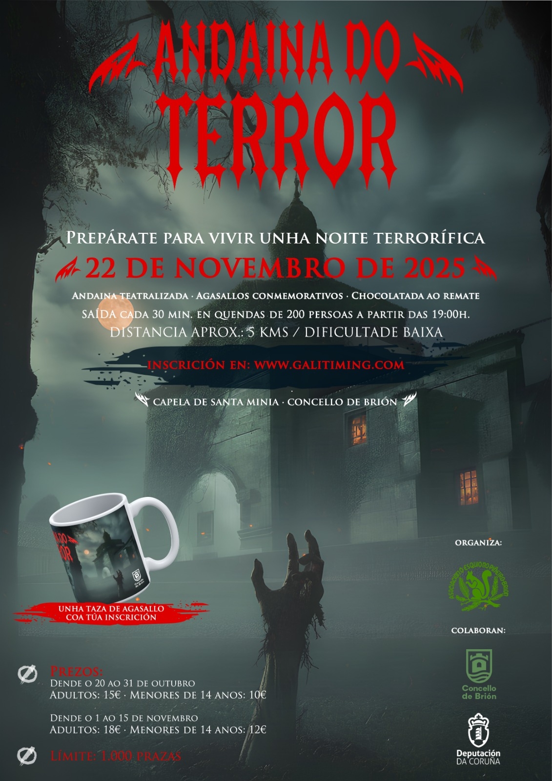 III ANDAINA DO TERROR - BRION - 2025 - Inscríbete