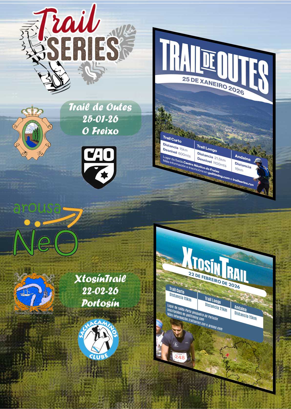 TRAIL SERIES 2026 - TRAIL DE OUTES - XTOSIN TRAIL - Inscríbete