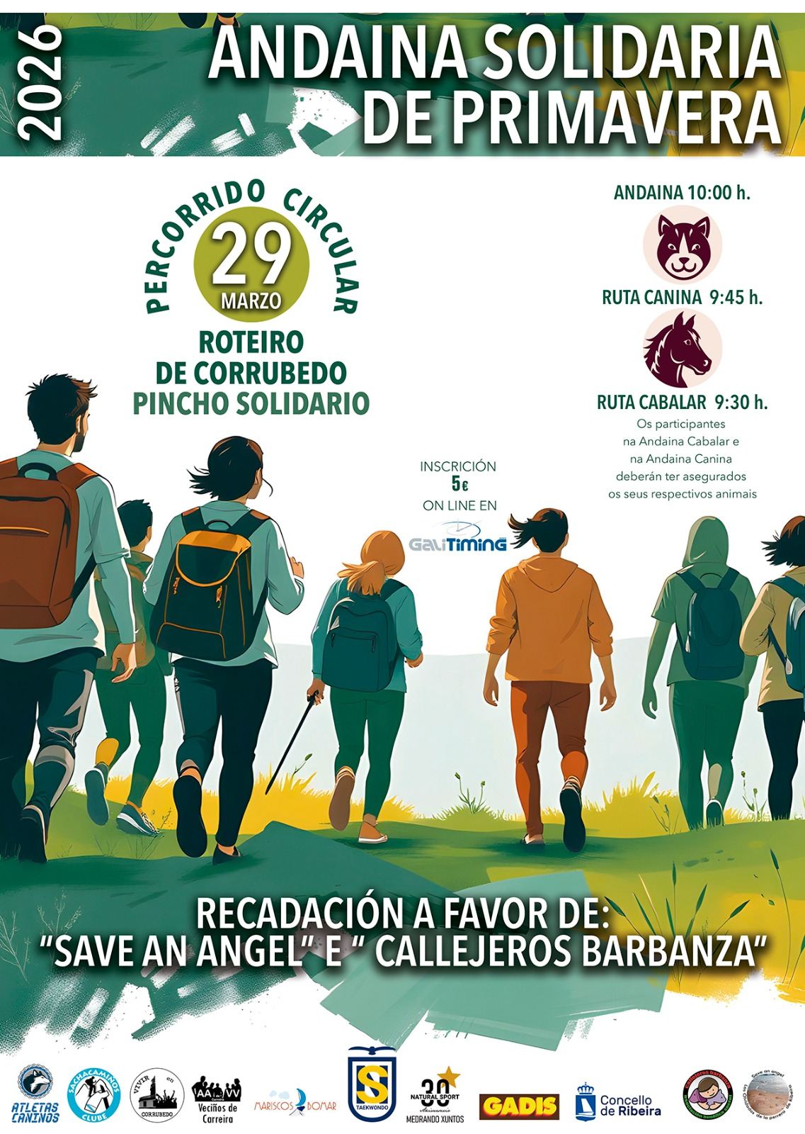 ANDAINA SOLIDARIA DE PRIMAVERA - Inscríbete