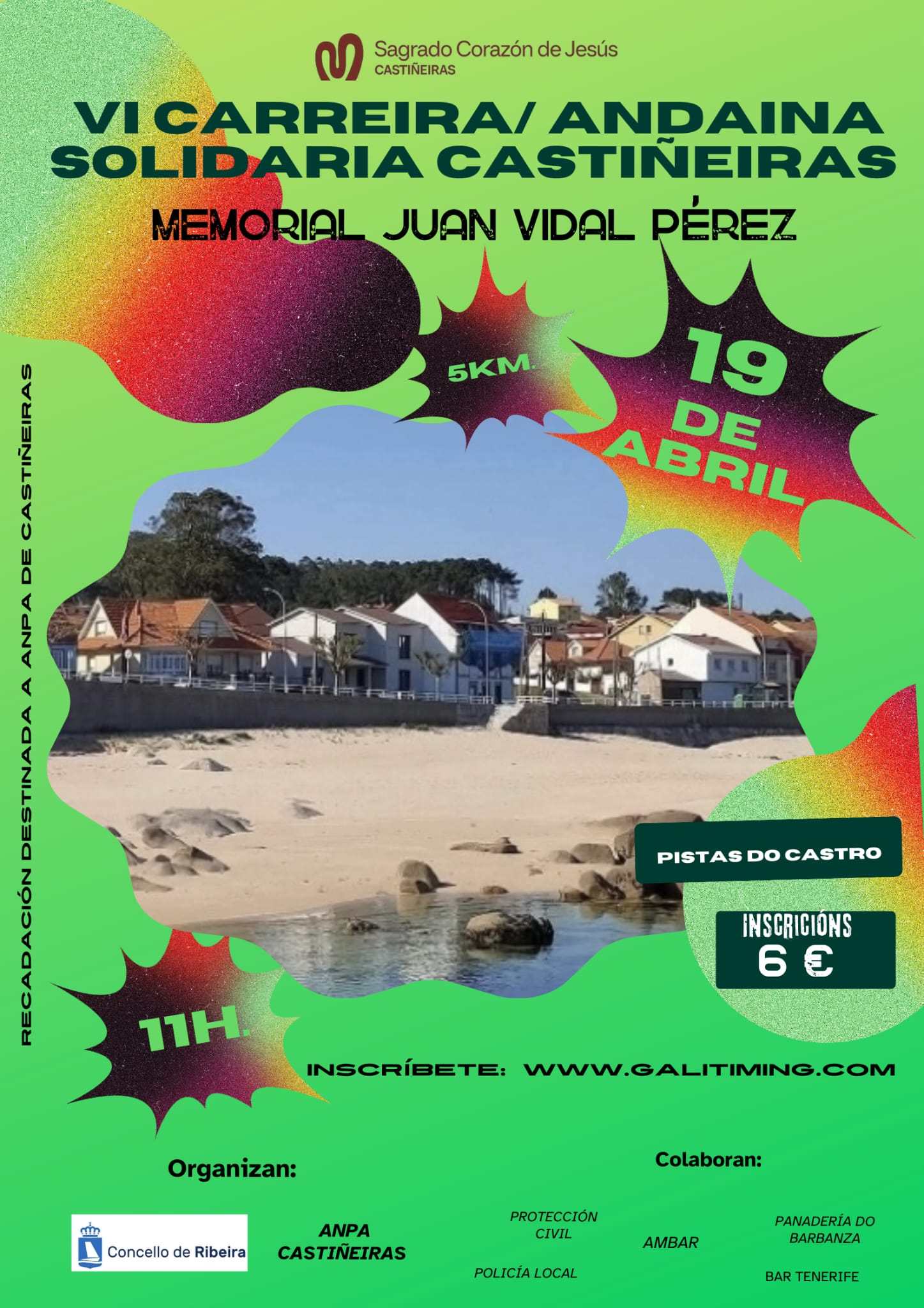 VI CARREIRA DE CASTIÑEIRAS - MEMORIAL JUAN VIDAL PÉREZ 2026 - Inscríbete