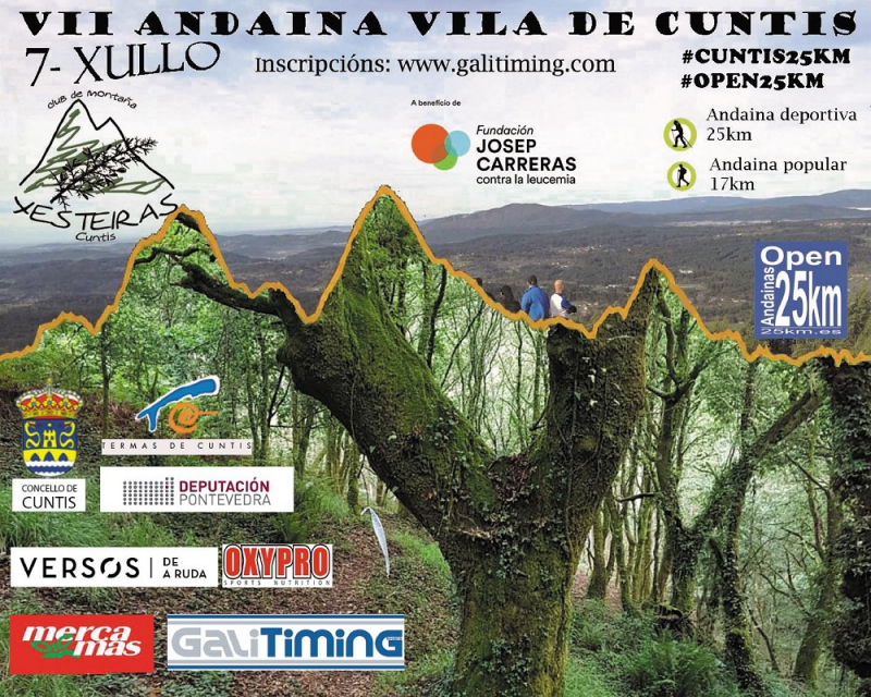 VI OPEN DE ANDAINAS 25 KM DE REGULARIDADE - V ANDAINA VILA DE CUNTIS - Inscríbete