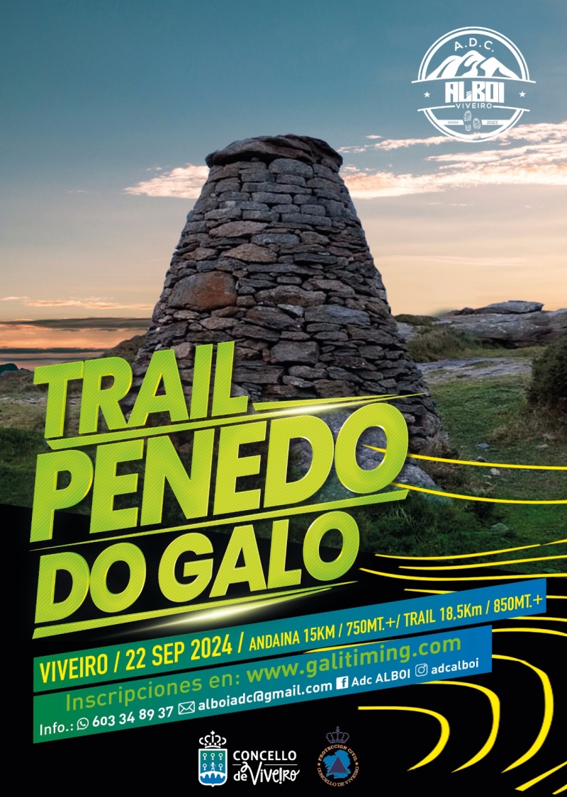 Cartel del evento I TRAIL PENEDO DO GALO 2024