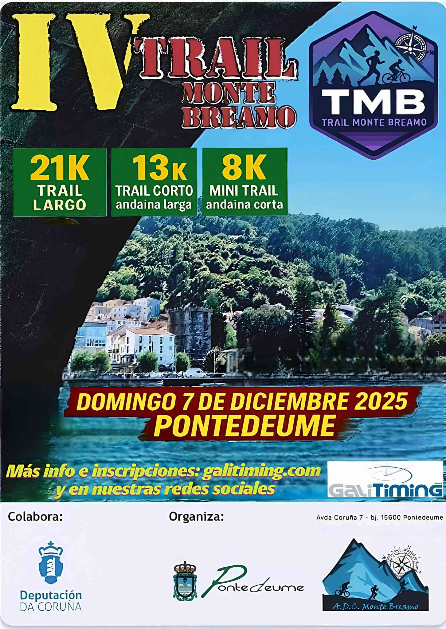 Cartel del evento IV TRAIL MONTE BREAMO - 2025