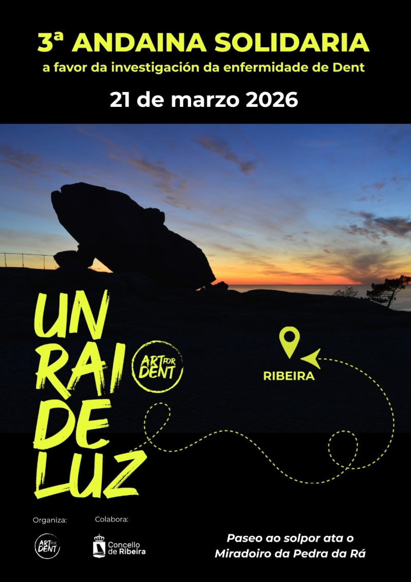 Cartel del evento III ANDAINA SOLIDARIA A FAVOR DA INVESTIGACION DA ENFERMIDADE DE DENT