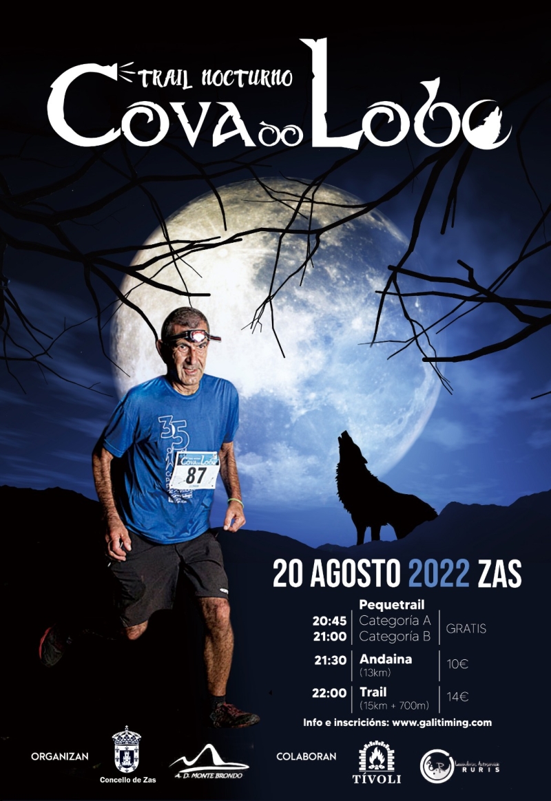 Event Poster V TRAIL NOCTURNO COVA DO LOBO (ZAS)  - 2022