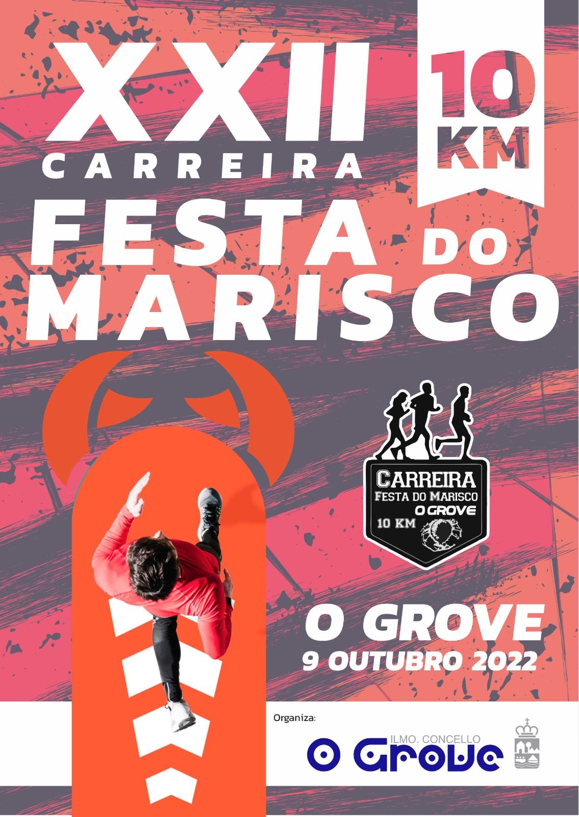 Event Poster XXII CARREIRA POPULAR FESTA DO MARISCO 2022