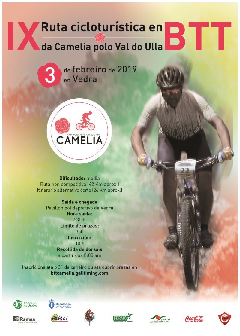 IX RUTA CICLOTURÍSTICA EN BTT DA CAMELIA POLO VAL DO ULLA - Inscríbete IX RUTA CICLOTURÍSTICA EN BTT DA CAMELIA POLO VAL DO ULLA - Inscríbete